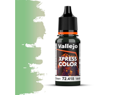 Vallejo: Краска акриловая Xpress Color 72.418 "Lizard Green"