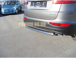 Защита заднего бампера d60 для Chery Tiggo 5 2014-2016