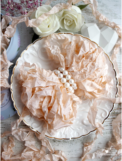 Шебби лента Греческий розовый в интернет магазине "Страна лент"