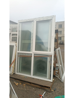 Бу2450-ОКНО БУ ШИРИНА 1690 ВЫСОТА 2450 ПРОФИЛЬ 60, 24 СП (ОДНОКАМЕРНЫЙ)