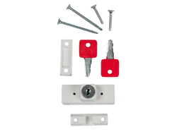 Замок для ПВХ окон пластиковый, цвет белый