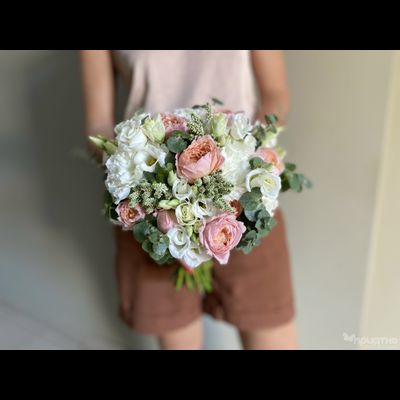 Букет невесты &amp; Бутоньерка № 1365