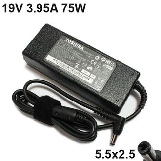 toshiba 19V 3.95A 75W 5.5x2.5, новый, высокое качество, блок питания