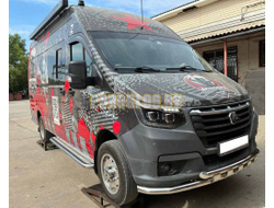 Цельнометаллическая, длин. база. Порог с накладн. листом (пассажирская сторона) Папа Тюнинг d53 для ГАЗель Next NN 2021-