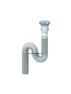Сифон гофрированный для тюльпана и раковины Unicorn D230