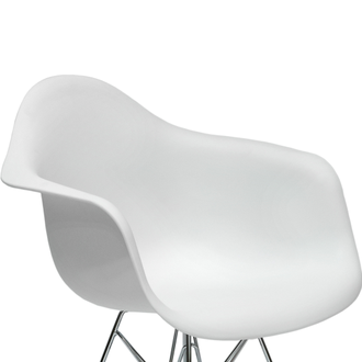 Кресло  N-14-14  BR белый пластик метал. ножки