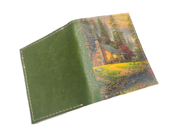 Картхолдер-книжка с шестью отделениями "Домик в лесу"