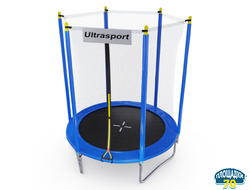 Батут DFC ULTRASPORT 6 ft с защитной сеткой