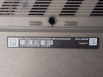 MSI Cyborg 15 A13UDX-2010XRU ( 15.6 FHD IPS 144Hz i5-13420H RTX3050 (6Gb) 16Gb 512SSD )