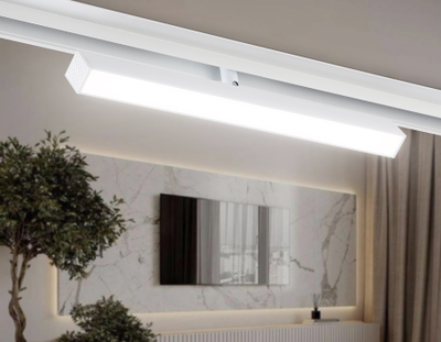 Светильник светодиодный трековый для шинопровода Magnetic GL 4200 WH белый IP20 12W 4200K 48V 305*22*45