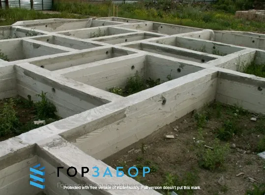 Ленточный фундамент монтаж под ключ