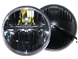 Светодиодная фара GSR-LED-7 дюймов-30W-RR Black, CREE ETI 15W, 1шт