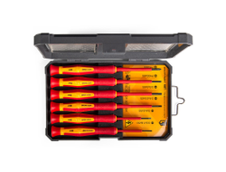 Набор диэлектрических отверток НИО-06 мини серия ПРОФИ для работ под напряжением до 1000 В, стандарт VDE