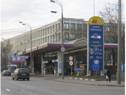 Реклама на АЗС в районе Сокольники