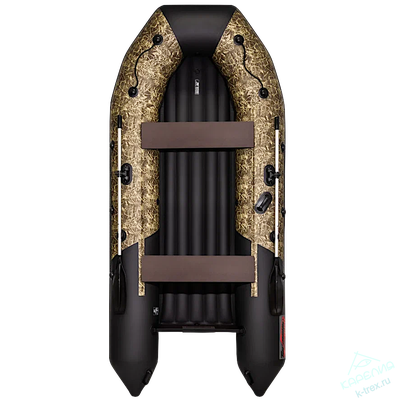 Лодка ПВХ Мастер Лодок Таймень NX3200НДНД "Комби" Камуфляж камыш / Чёрный