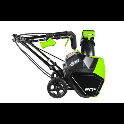 Снегоуборщик Greenworks GD40SB, SET: АКБ 4 Ач и ЗУ