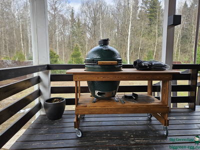 Стол Big Green Egg Эвкалипт оригинал для гриля L, 150х70х85, 127624