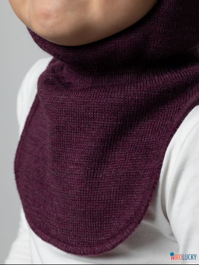 Шапка-шлем "NK"   20101-01, цвет сливовый р. 54-56