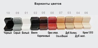 Уголок металлический большой 25х25х25 мм, с пластиковой крышкой, ДУБ БЕЛЕНЫЙ