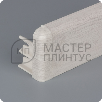 Плинтус с кабель-каналом Comfort Classic 80 80х16х2200 мм. Дуб винтажный 063