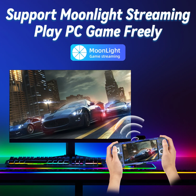 Портативная игровая консоль ANBERNIC RG556  128Gb+256Gb. Цвет синий.