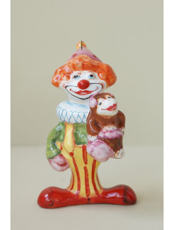 Клоун с мартышкой - цирк