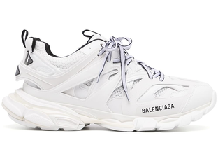 All white balenciaga runners sales