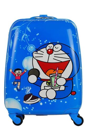 Детский чемодан Дораэмон (Doraemon) голубой