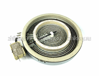 Конфорка для электроплиты GEFEST 1700W (для стеклокерамики, двухзонная ) 200 мм