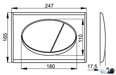 Инсталляция Alcadrain AM101/1120 RU-3:1 + M70-0001 SET 3v1 с белой клавишей смыва