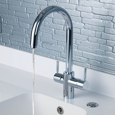 Комбинированная система 4в1 Aquahot ISE F-4N1J-С (хром)