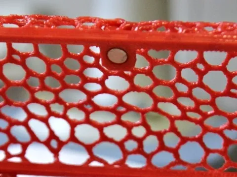 Футляр для очков с магнитной защелкой. Поверхность создана с помощью алгоритма Г.Ф. Вороного.