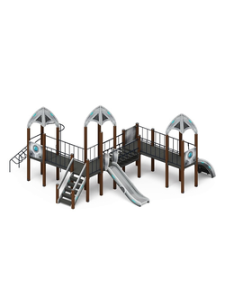 Серия «Космопорт» (серый) ДИК 2.14.07-01 H=1200 игровой комплекс