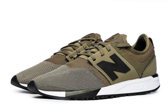 New Balance 247 Зеленые с белым (41-44) Арт. 326F-A