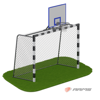 Ворота для минифутбола + стойка для баскетбола ARMS080.1