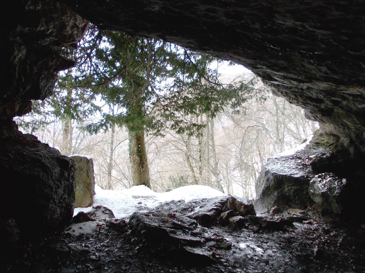 В марте в горах Крыма, пещ. Данильча-Коба