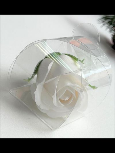 Коробка "бонбоньерка" прозр. пластик, 45*45*45мм