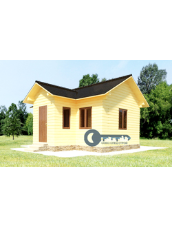 Б-06 ГАБАРИТНЫЕ РАЗМЕРЫ: (5,5Х6М) 1 ЭТАЖ, ОБЩАЯ ПЛОЩАДЬ: 27М²