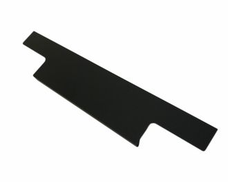 Ручка профильная 128 мм (общая длина 196 мм), черный матовый