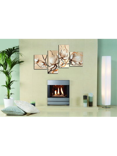 Модульная картина "Белые взрывы"