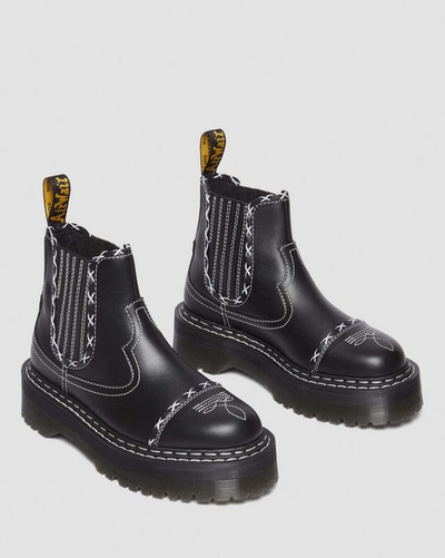 Ботинки Dr Martens 2976 Chelsea Gothic Americana Black