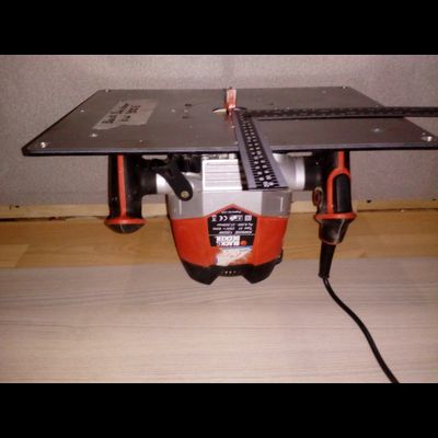 Пластина под BLACK &amp; DECKER KW900E для установки фрезера в стол 350*250 ММ. с гравировкой линеек