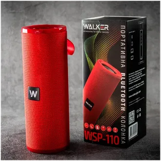 Колонка портативная WALKER WSP-110 (BLUETOOTH, USB, Micro SD, FM) ассорти