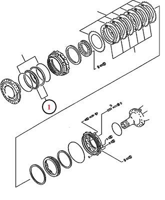 4092483 Плавающее уплотнение Hitachi