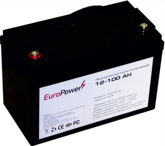 Гелевый аккумулятор EuroPower 100 Ач