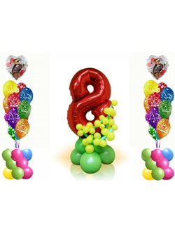 Композиция "8 марта - Сердца"