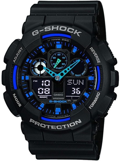 Casio G Shock GA 100 1A2 12chasov.ru
