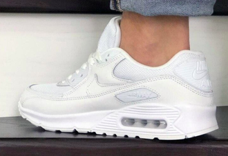 Nike Air Max 90 Белые, в сетку