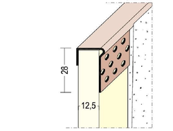 Профиль Гёппингера и окантовки для гипсокартона 12,5мм 305 см Protektor Артикул: 3787