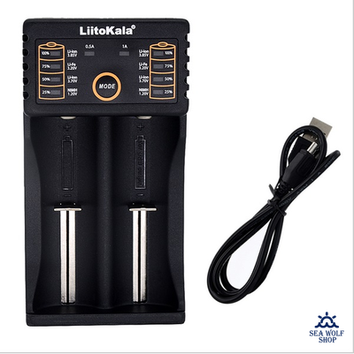 Зарядное устройство "LiitoKala" 2 слота с USB